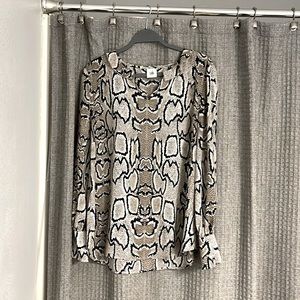 CABi snakeskin blouse